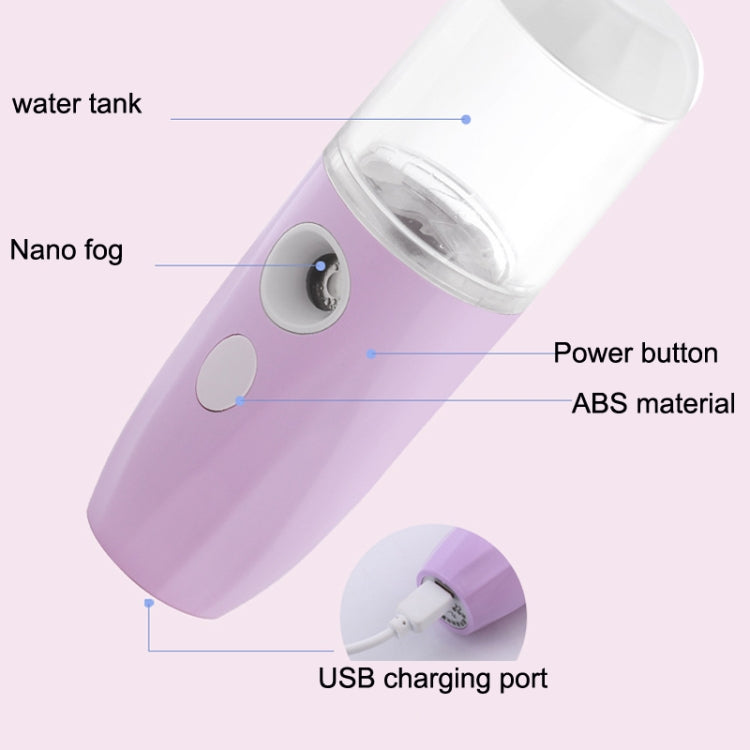 WL2614 USB Hand-Held Humidifier Portable Cold Air Spray Body Moisturizing Spray Instrument
