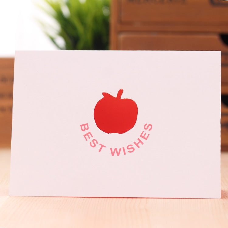 10 PCS A-035 Large Hollow Letters Holiday Greeting Card