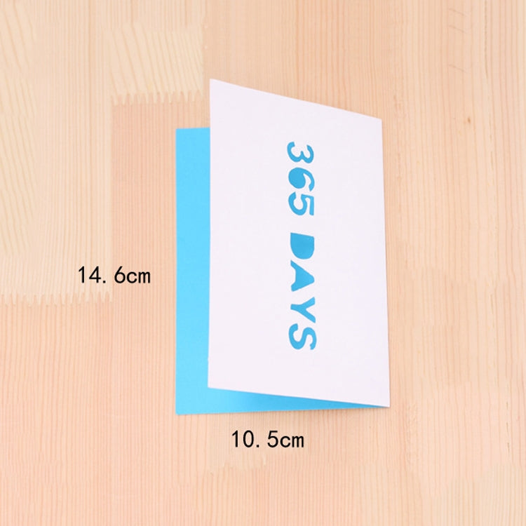 10 PCS A-035 Large Hollow Letters Holiday Greeting Card