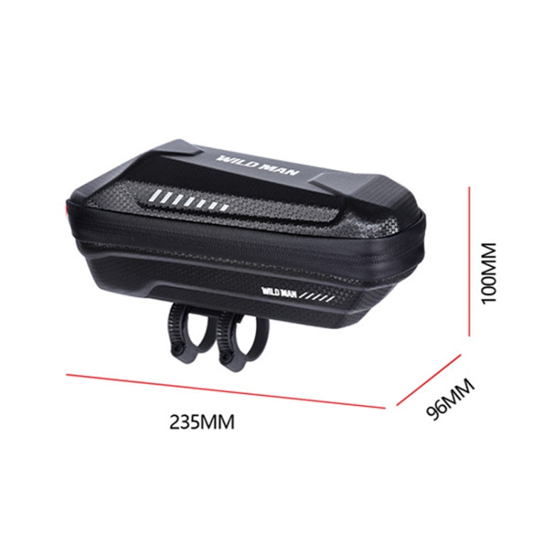 WILD MAN XS5 1L Bicycle EVA Hard Shell Front Beam Bag