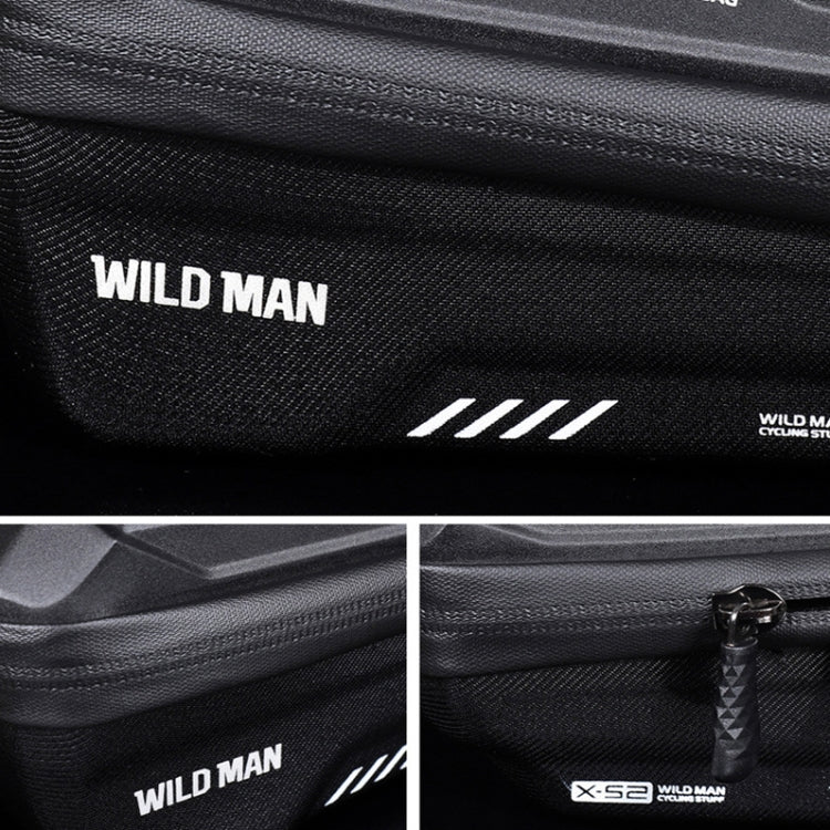 WILD MAN XS2 1L EVA Hard Shell Cycling Rainproof Bicycle Bag