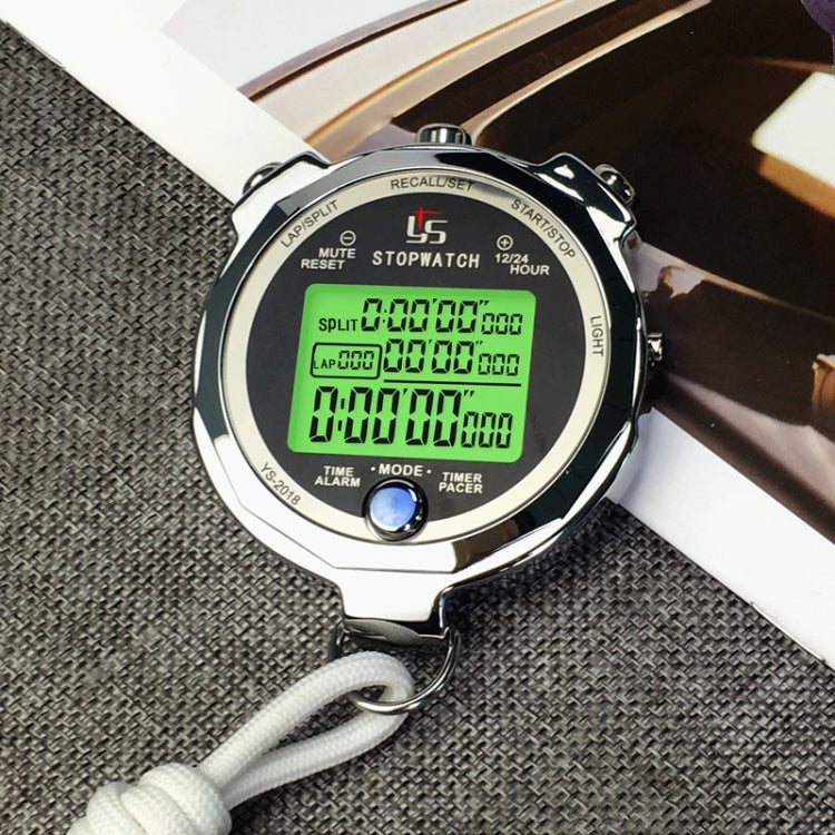 YS Running Training Stopwatch Timer Metal Luminous Stopwatch, Style: