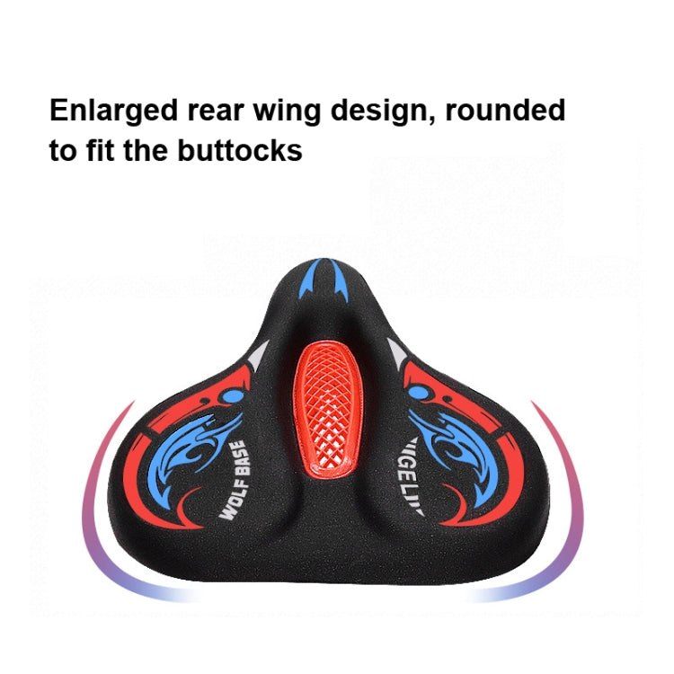 Bicycle Seat Cover Thickened Silicone Shock-absorbing Saddle Cover