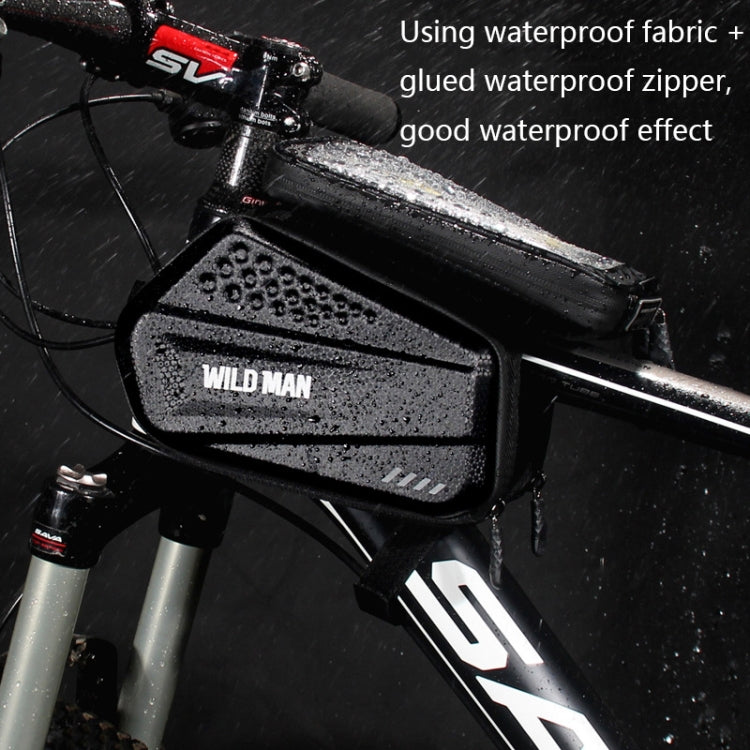 WILD MAN ES6 1.2L Multifunctional Bicycle Front Beam Bag