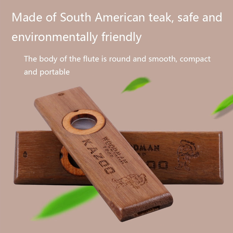 ADL07 Wooden Environmental Protection Portable Kazoo