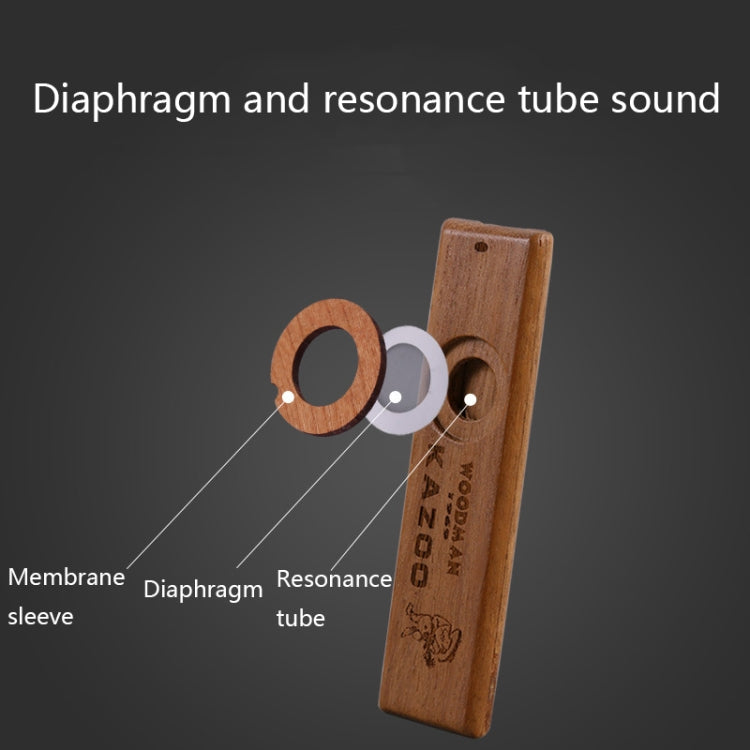 ADL07 Wooden Environmental Protection Portable Kazoo