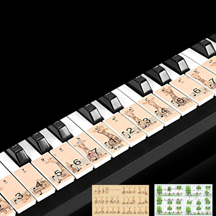 M52 88/76/61/54/49 Keys Piano Keyboard Stickers