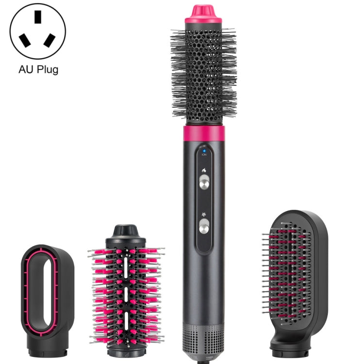 4 In 1 Hair Dryer Curling Straight Comb Hot Air Comb