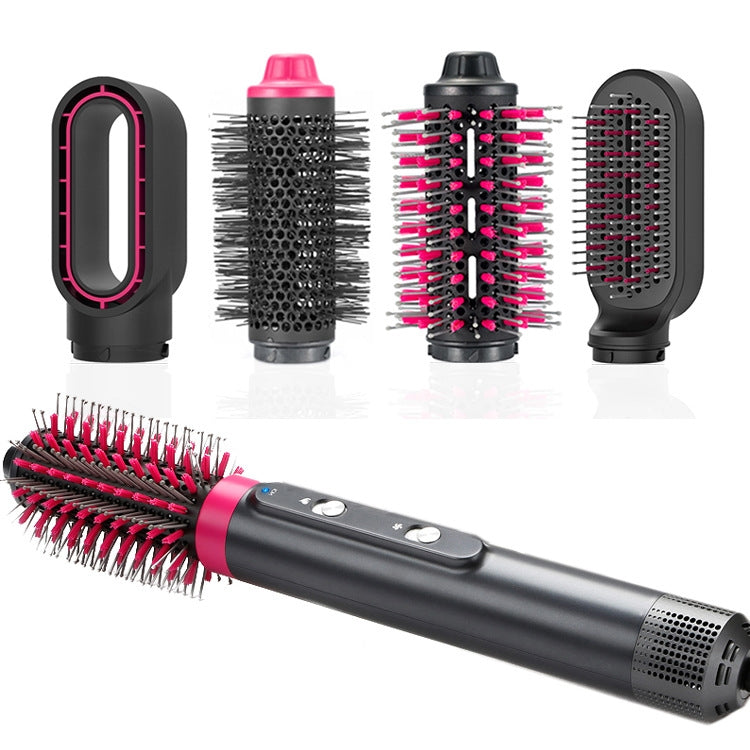 4 In 1 Hair Dryer Curling Straight Comb Hot Air Comb