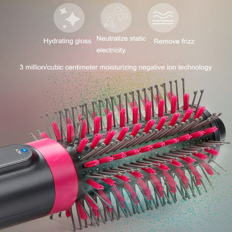 4 In 1 Hair Dryer Curling Straight Comb Hot Air Comb