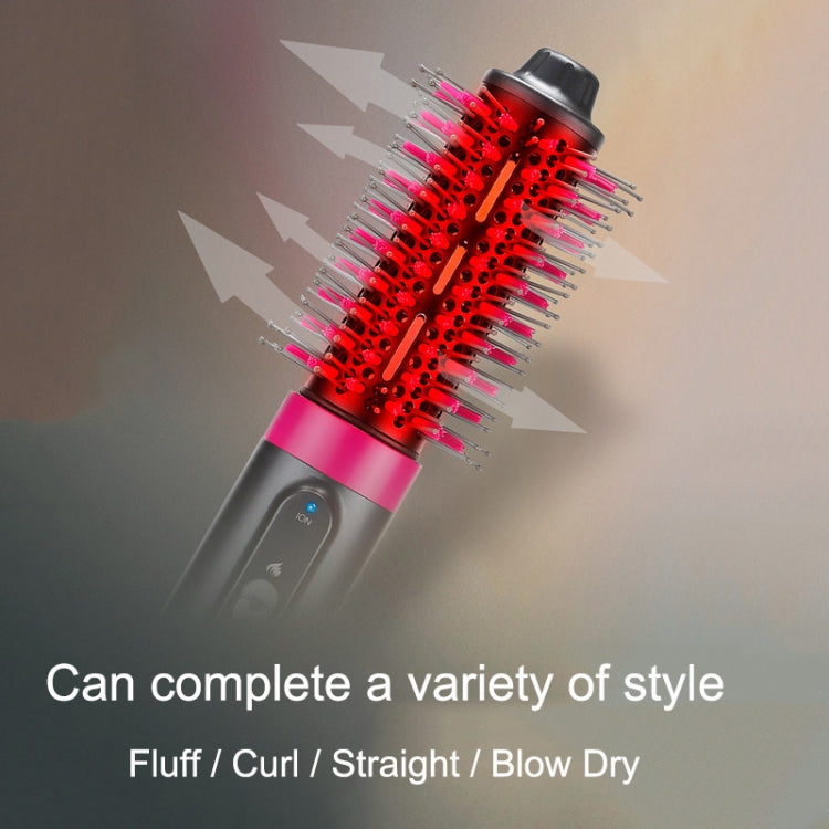 4 In 1 Hair Dryer Curling Straight Comb Hot Air Comb