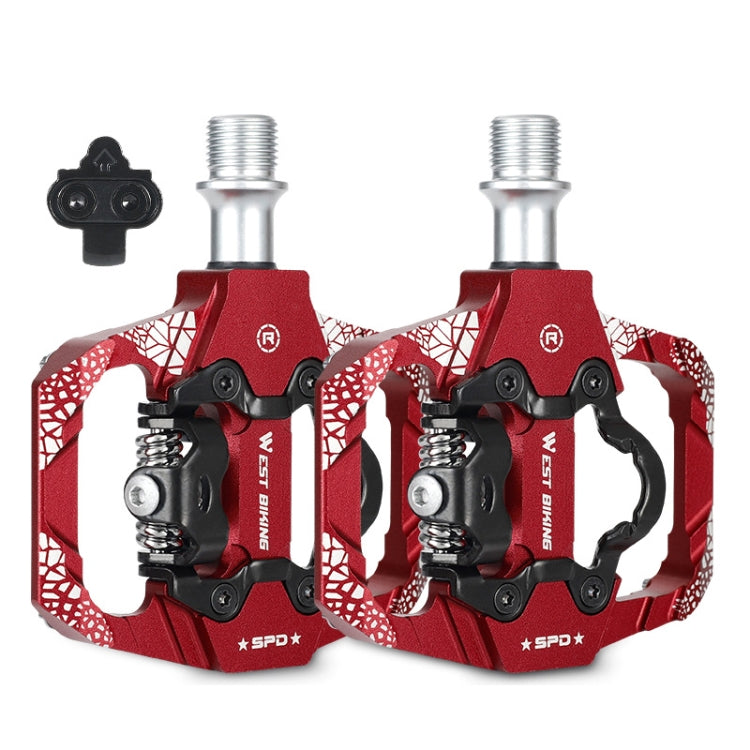 A Pair WEST BIKING YP0802086 Mountain Bike Aluminum Bearing Pedals