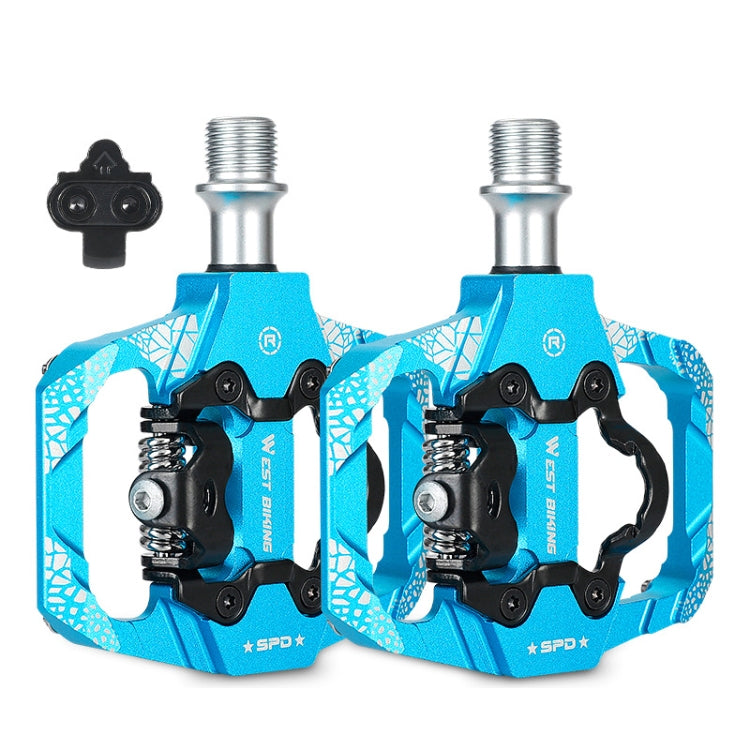 A Pair WEST BIKING YP0802086 Mountain Bike Aluminum Bearing Pedals