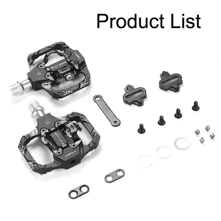 A Pair WEST BIKING YP0802086 Mountain Bike Aluminum Bearing Pedals