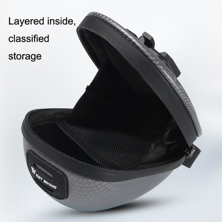 WEST BIKING Bicycle Mini Hardshell Tail Bag Saddle Bag