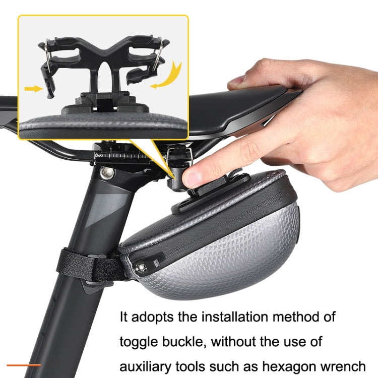 WEST BIKING Bicycle Mini Hardshell Tail Bag Saddle Bag