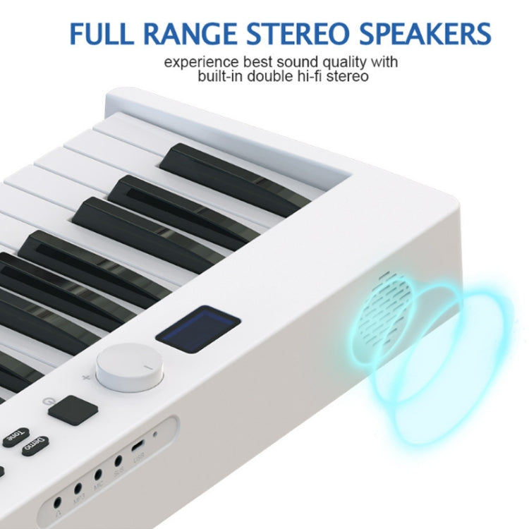 88-Key Portable Smart Folding Electric Piano, EU Plug