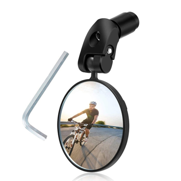 Bicycle Convex Rearview Mirror Large View 360 Degree Rotating Mirror