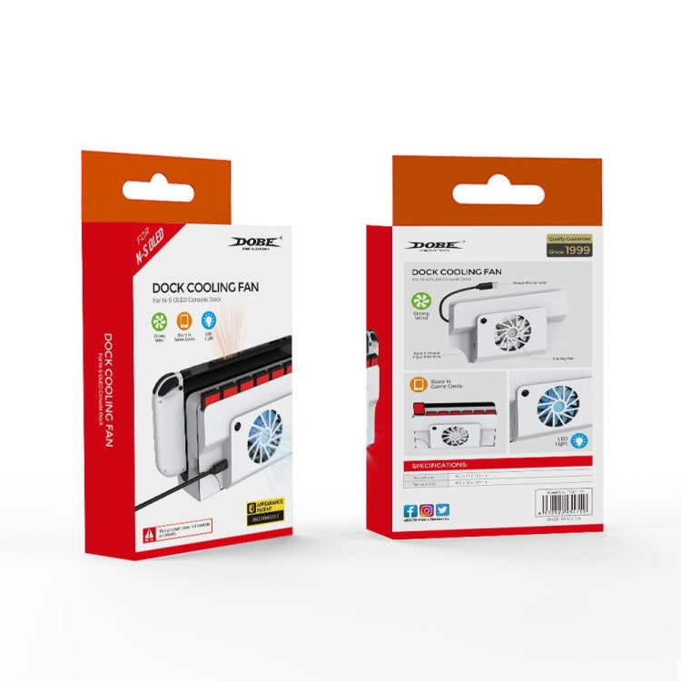 DOBE Console Base Cooling Fan With Storage Card Slot for Switch OLED