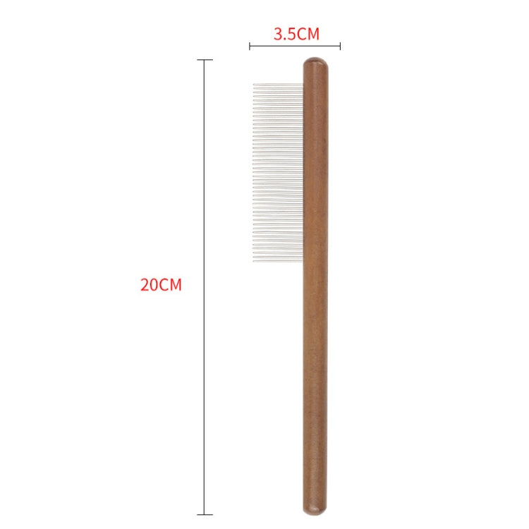Cat Dog Solid Wood Comb For Removing Floating Hair Pet Cleaning Grooming Flea Comb