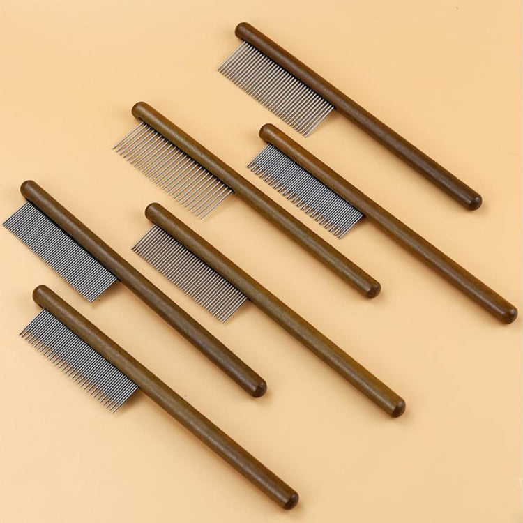 Cat Dog Solid Wood Comb For Removing Floating Hair Pet Cleaning Grooming Flea Comb