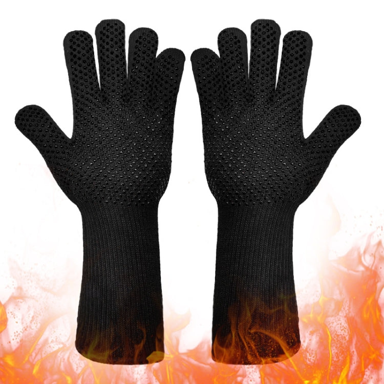 1 Pair High Temperature Resistant Silicone BBQ Gloves  Anti-Scalding Gloves