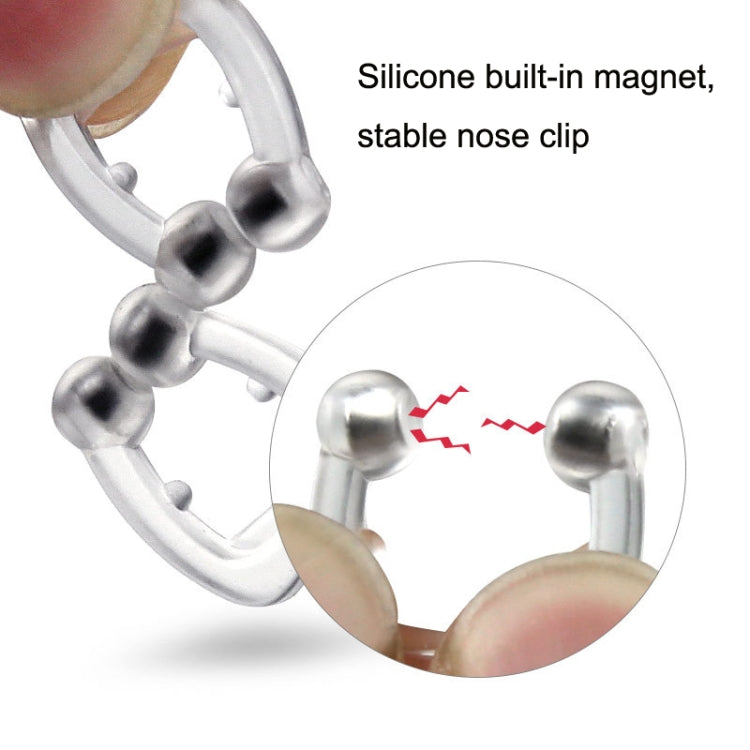 10 PCS Mini Portable Silicone Magnetic Anti-snoring Device