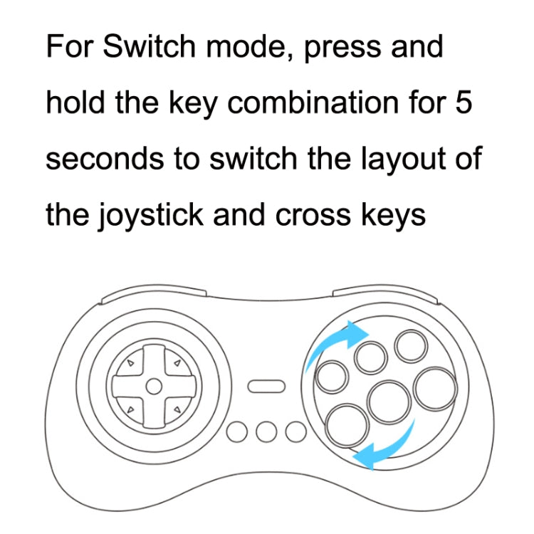 8Bitdo M30 MD Mini Version 2.4G Wireless Gamepad For Nintendo Switch