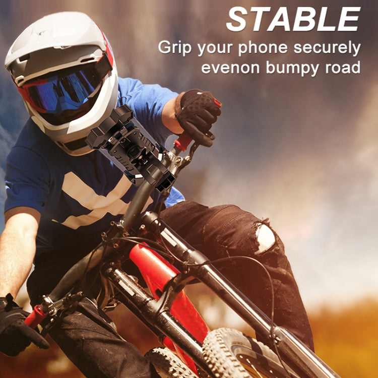 L101+M011 Outdoor Cycling Mechanical Locking Phone Holder