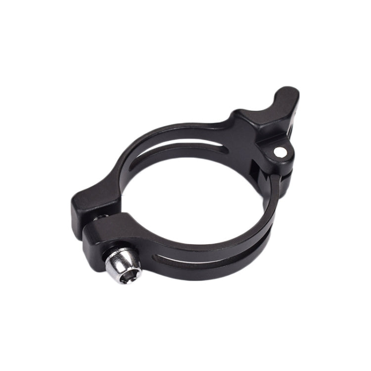FMFXTR Bike Front Derailleur Clamp Straight Lock Turn to Clamp Converting Seat