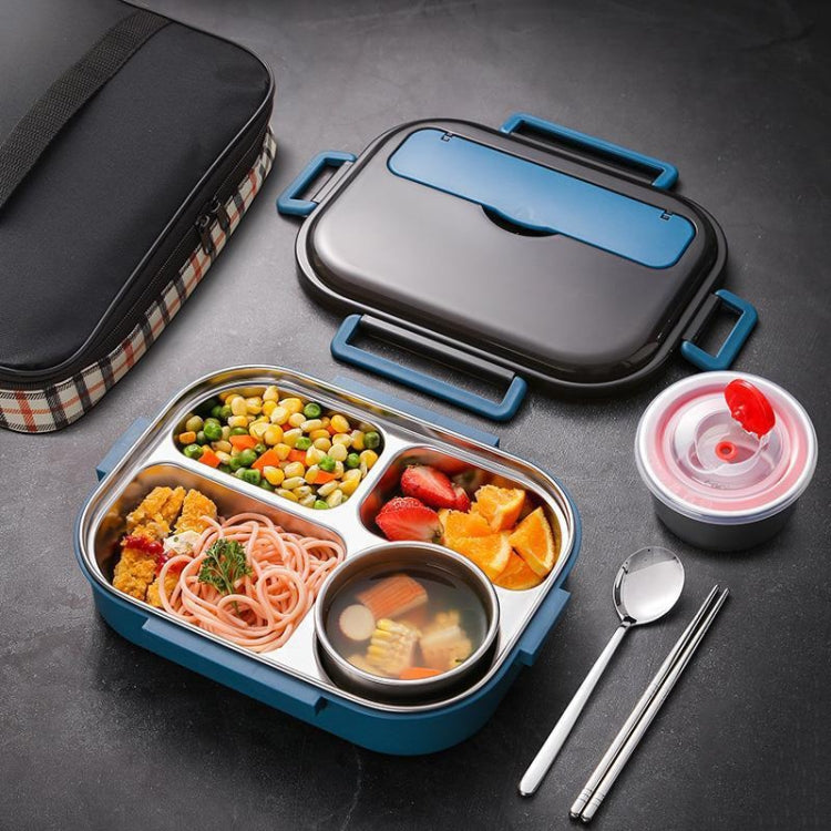 304 Stainless Steel Double-Layer Large-Capacity Portable Lunch Box
