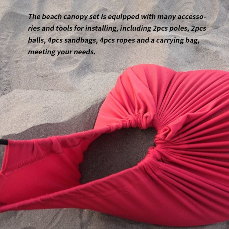 Outdoor Beach Lycra Canopy Camping Tent Sunshade Fishing Tent, Size: