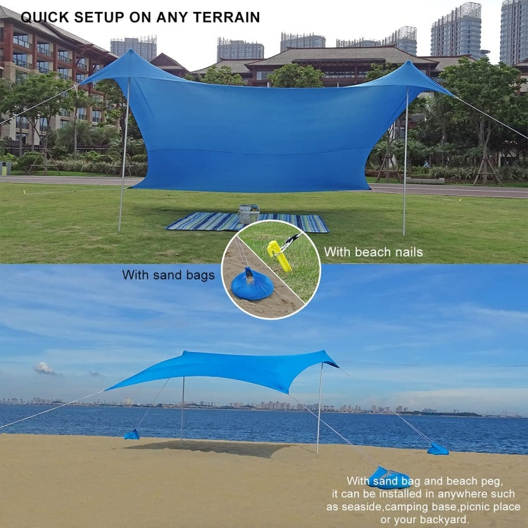Outdoor Beach Lycra Canopy Camping Tent Sunshade Fishing Tent, Size: