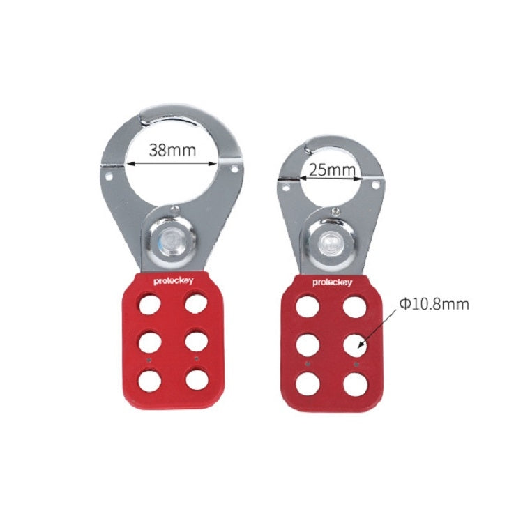 Prolockey Industrial Safety Steel Anti-Rust Six-Link Hasp Lock