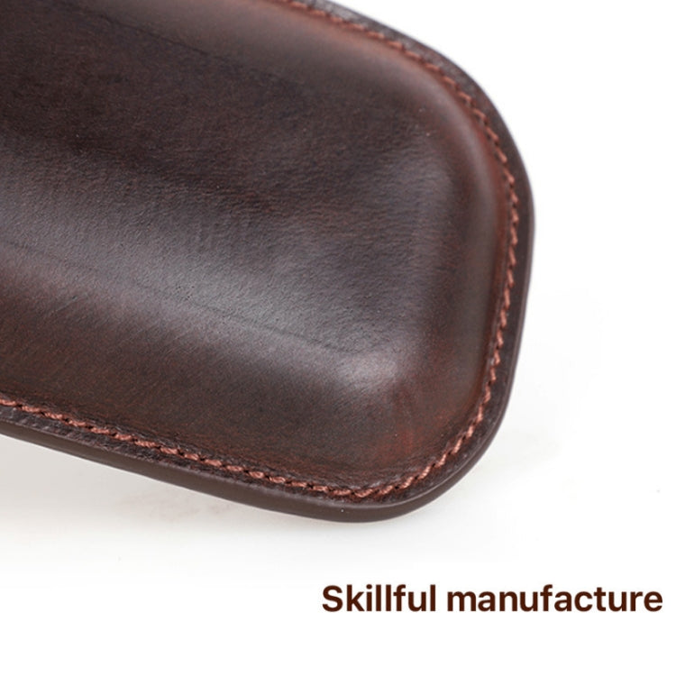 CONTACTS FAMILY 2 In 1 Portable Genuine Leather Cigar Humidor