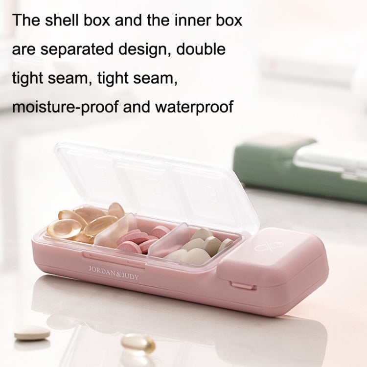TR017 Portable Medicine Cutter Portable Mini 7 Days Sealed Separate Medicine Box