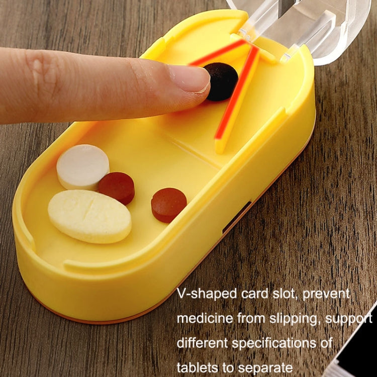 Home Convenient Transparent Tablet Divider Compartments Medicine Boxes