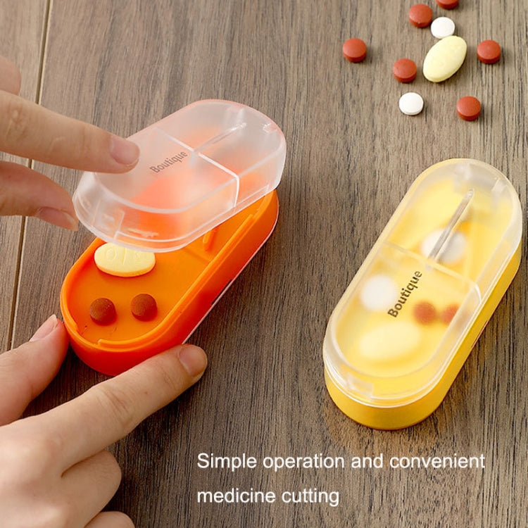Home Convenient Transparent Tablet Divider Compartments Medicine Boxes