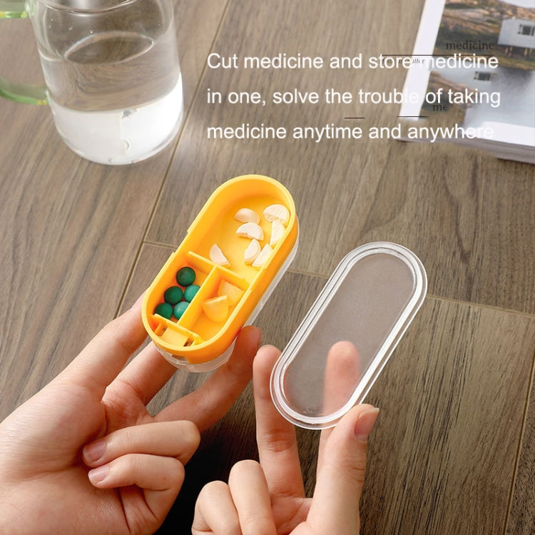 Home Convenient Transparent Tablet Divider Compartments Medicine Boxes