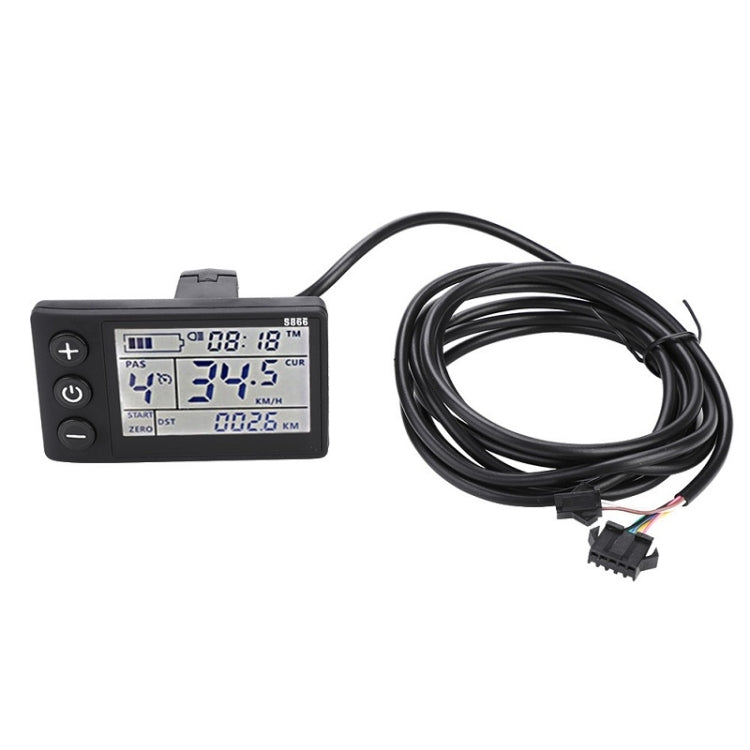 S866 Electric Bicycle Mountain Bike LCD Meter