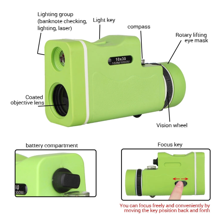 CS-1030 10X Colorful High List Binoculars with Infrared Light