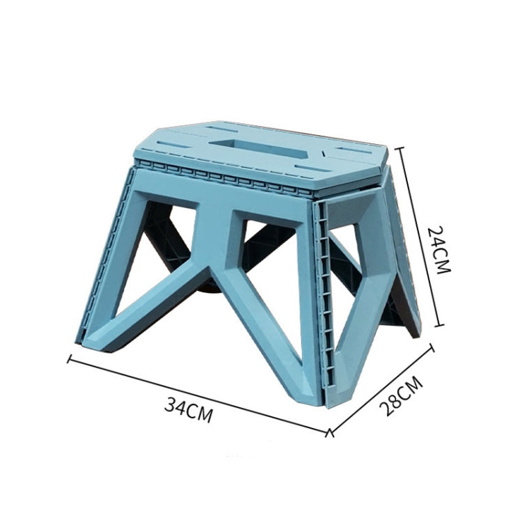 Portable Thickened Plastic Folding Stool Outdoor Fishing Stool