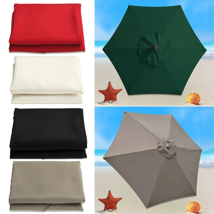 Polyester Parasol Replacement Cloth Round Garden Umbrella Cover