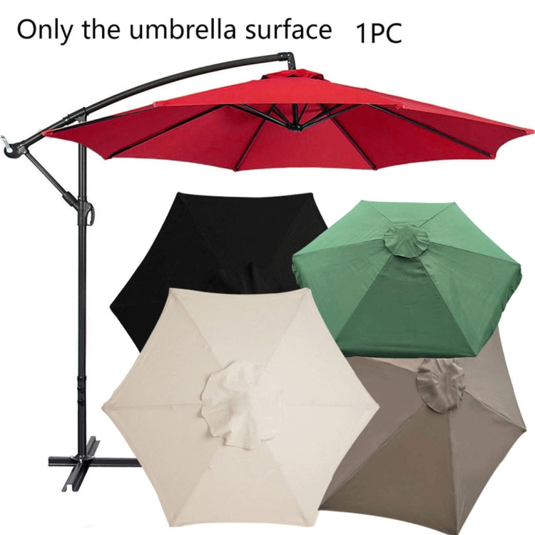 Polyester Parasol Replacement Cloth Round Garden Umbrella Cover
