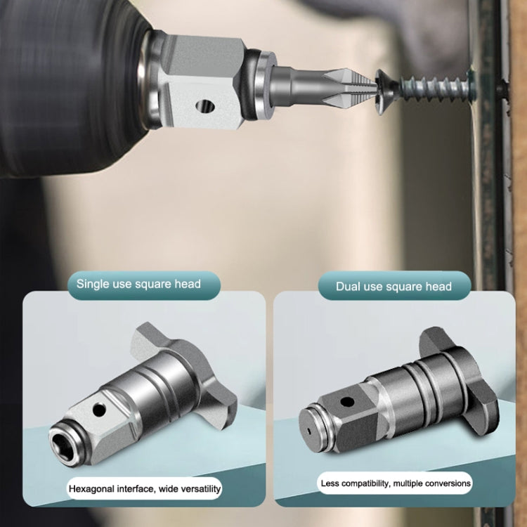 Square T -Shaft  Electric Wrench Converter, Style: Dual Use