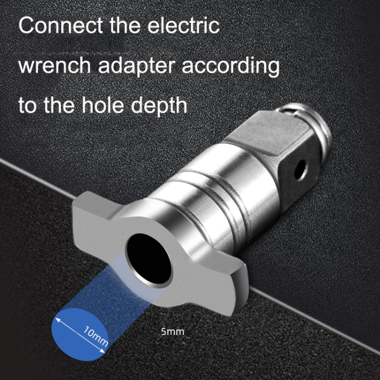 Square T -Shaft  Electric Wrench Converter, Style: Dual Use