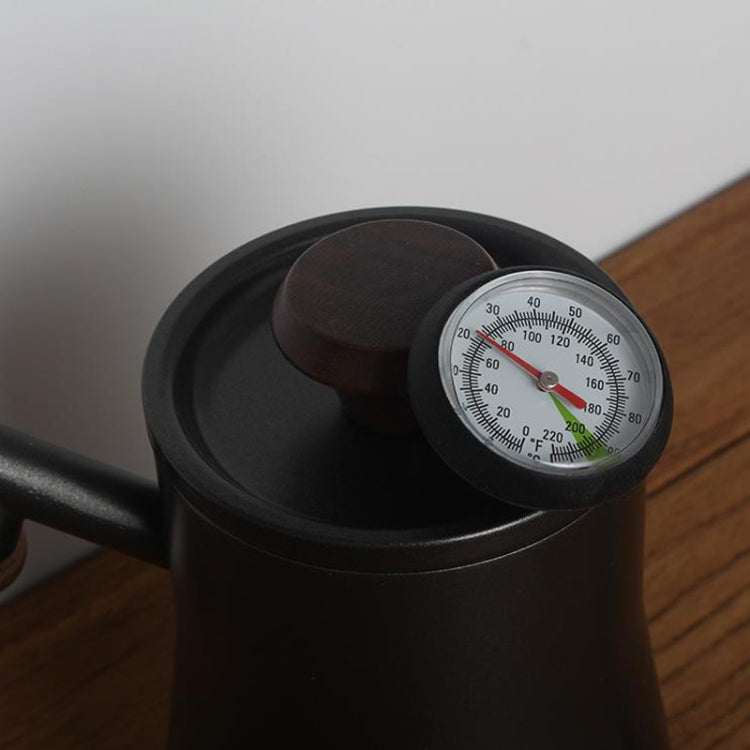 Stainless Steel Hand-brewed Coffee Large Screen Can be Hung Thermometer, Style: