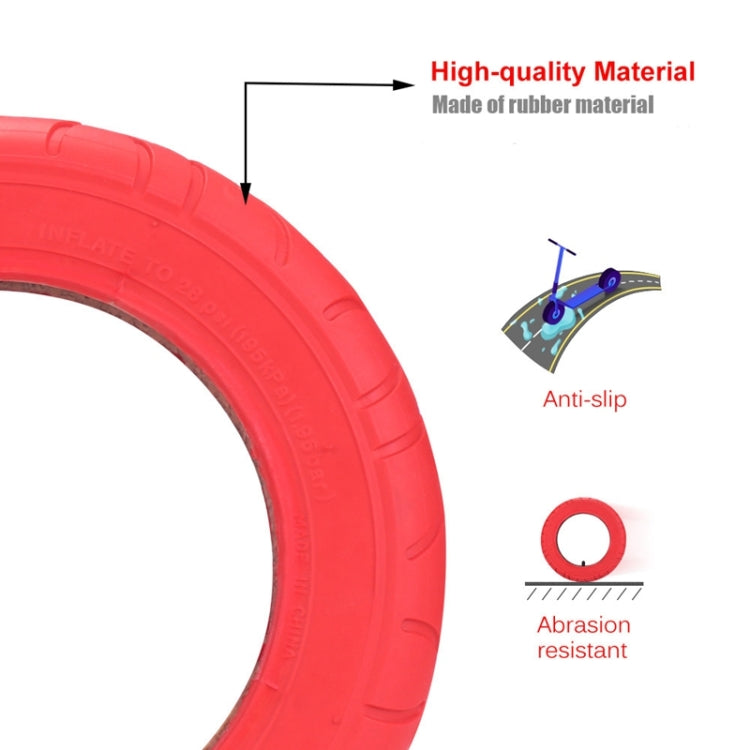 10 x 2 P1069 Inflatable Solid Tire for XiaoMi Mijia M365 Pro,Style：
