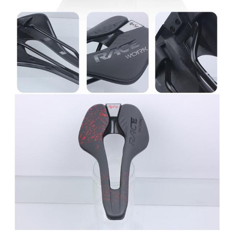 RACEWORK RK068 Mountain Bike Microfiber Leather Seat Cushion