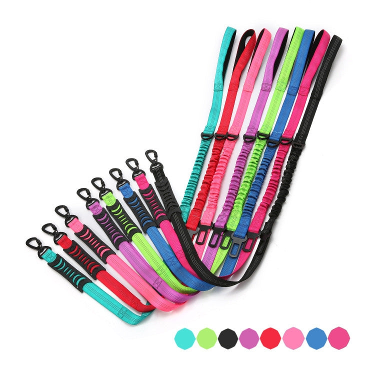 Elastic Reflective Car Dual-purpose Dog Leash